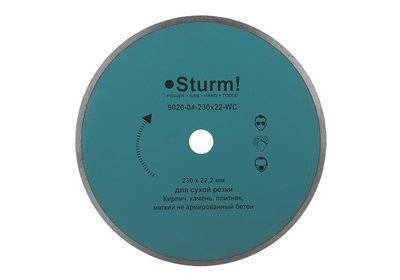 Sturm! Круг алмазный Sturm! 9020-04-230x22-wc 