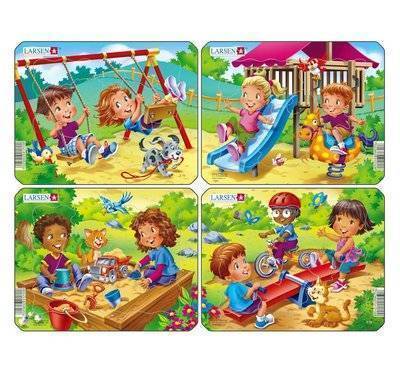 Larsen Пазл Larsen Детская игровая площадка 7 деталей Z10