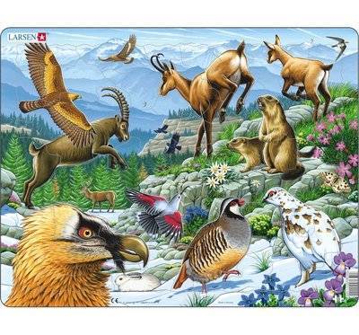 Larsen Пазл Larsen Альпы 55 деталей FH12