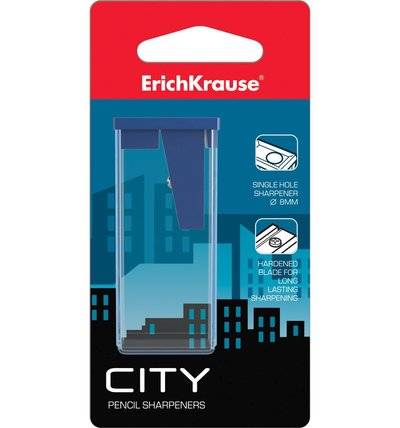 Erich Krause Точилка Erich Krause пласт. City с контейнером 21831