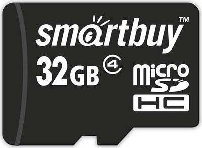 Smartbuy Карта памяти MicroSD Smartbuy 32GB Class 4 без адаптера Black 