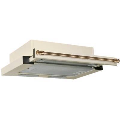 ELIKOR Вытяжка встраиваемая в шкаф 60 см Elikor Интегра 60П-400-В2Л Cream/Rails Bronze 