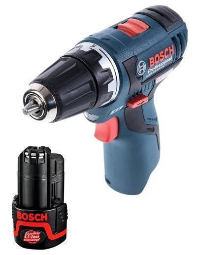 Bosch Набор Bosch Дрель аккумуляторная gsr 10,8 v-ec БЕЗ АКК. и З/У (0.601.9d4.002) +Аккумулятор 12 В2.0Ач liion (1.60 