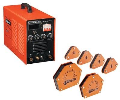 СВАРОГ Набор СВАРОГ Сварочный аппарат tig 250 (r22) +Угольник магнитный mcs +Угольник магнитный wmct50 +Угольник магнитн