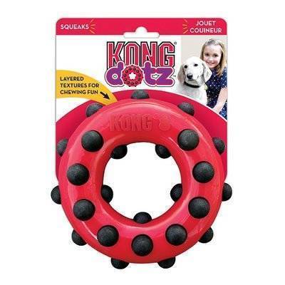 KONG Игрушка для собак KONG кольцо малое, 9 см Dotz TDD31E