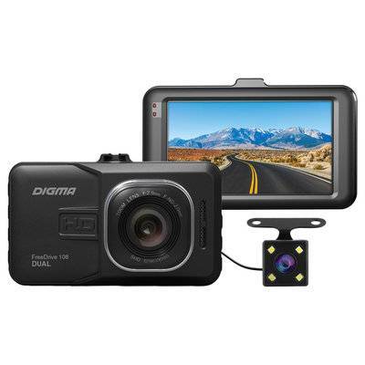 Digma Видеорегистратор DIGMA FreeDrive 108 Dual 