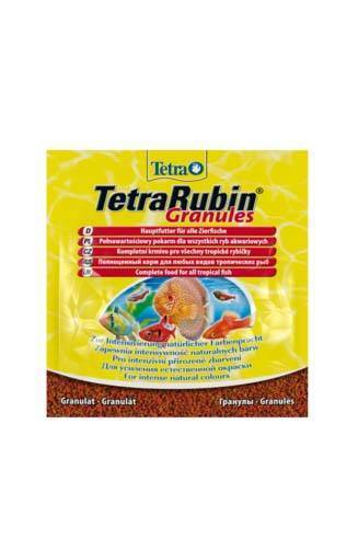 TETRA TetraRubin Granules корм в гранулах для улучшения окраса всех видов рыб 15 г (sachet) 193765