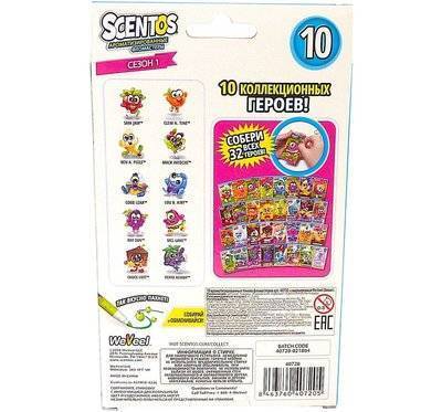 Scentos Фломастеры ароматизированные Scentos 10 шт. 40720