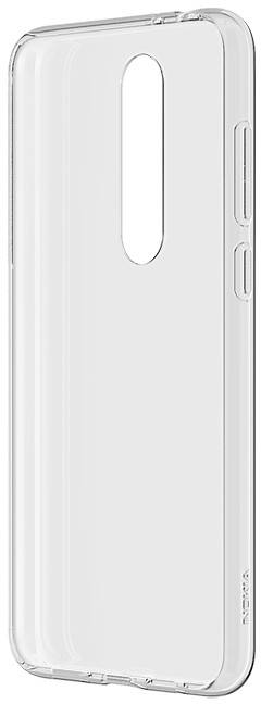 Nokia Клип-кейс Nokia Clear Case CC-151 для Nokia 5.1 Plus (прозрачный) 