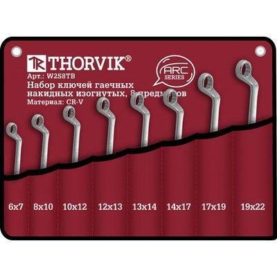 Thorvik Набор гаечных накидных изогнутых ключей THORVIK W2s8tb 52623