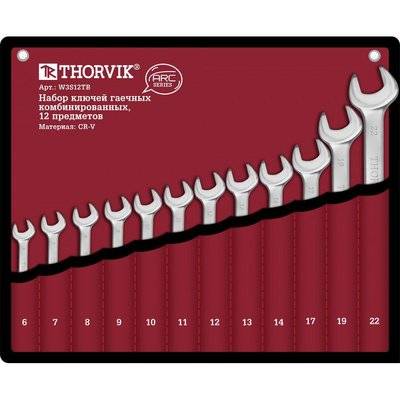 Thorvik Набор гаечных комбинированных ключей THORVIK W3s12tb 52606