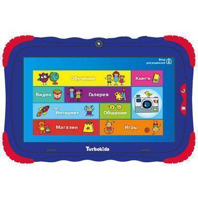TurboKids Планшетный компьютер Android TurboKids S5 Blue 