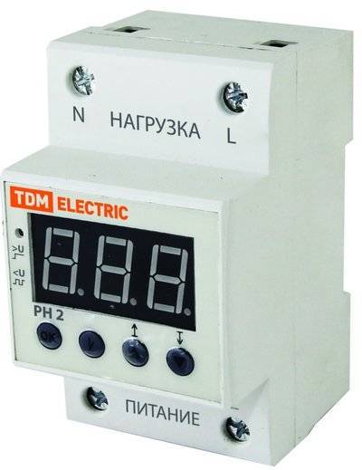 Tdm Реле напряжения Tdm РН 2 40А-220В SQ1504-0015