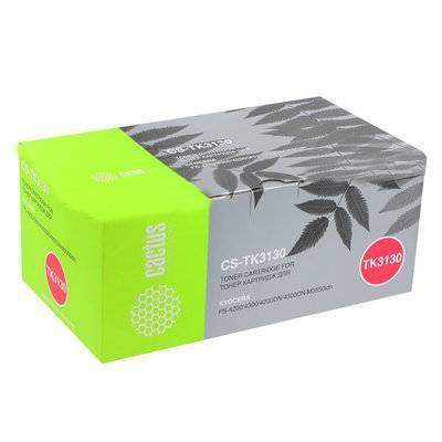 CACTUS Картридж для лазерного принтера Cactus CS-TK3130 Black для Kyocera Mita FS 4200/4300/420 