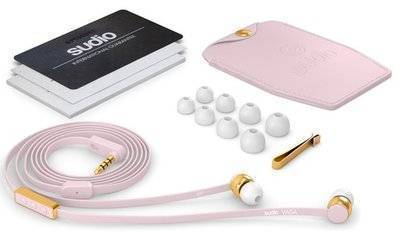 Sudio Наушники с микрофоном SUDIO Vasa для iOS, Pink/Gold (8033) 