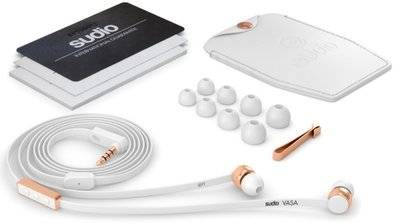 Sudio Наушники с микрофоном SUDIO Vasa для iOS, White/Rose Gold (8030) 