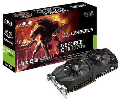 ASUS Asus ASUS Cerberus GeForce GTX 1070 Ti 8192Mb GDDR5 (CERBERUS-GTX1070TI-8G) CERBERUS-GTX1070TI-8G