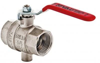 Valtec Кран шар. для подкл. датчика темп., 1/2" Valtec VT.247.N.04 