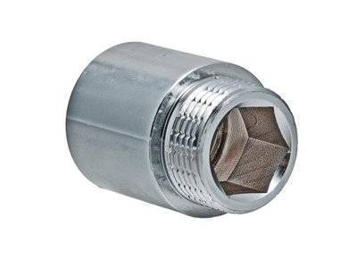 Valtec Удлинитель 3/4" вн. х100мм (ХРОМ) Valtec VTr.198.C.05100