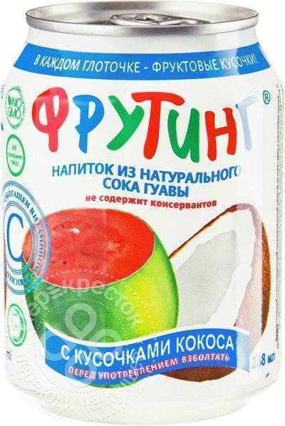 A-One International Напиток сокосодержащий Фрутинг с кусочками кокоса 238мл A-One International 