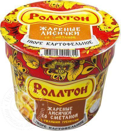 Маревен фуд сэнтрал Пюре Роллтон картофельное с жареными лисичками 40г Маревен фуд сэнтрал 
