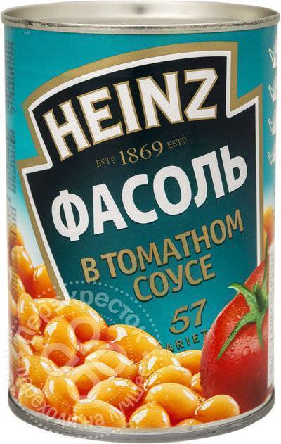 Heinz Фасоль Heinz в томатном соусе 415г 
