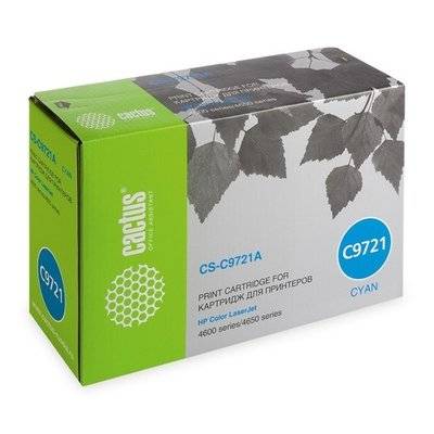 CACTUS Картридж CACTUS голубой CS-C9721AR 