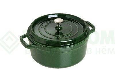 Staub Кокот круглый, 28 см, 6,7 л, зеленый базилик Staub 