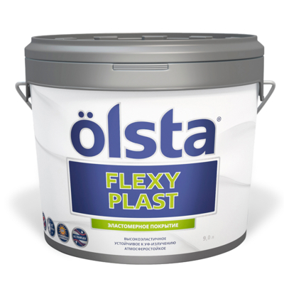 Olsta Декоративная эластомерная штукатурка Olsta t Fp 001, 14 кг 