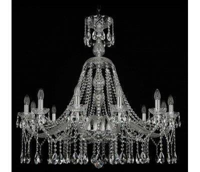 Bohemia Ivele Crystal Подвесная люстра Bohemia Ivele Crystal 1413/12/360/XL-100/Ni 307239