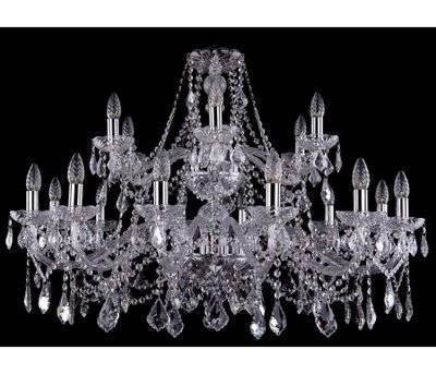 Bohemia Ivele Crystal Подвесная люстра Bohemia Ivele Crystal 1413/12+6/360/2d/Ni/Leafs 307250