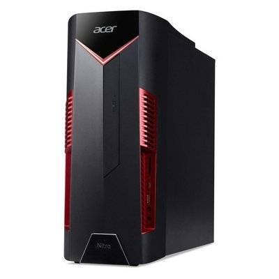 Acer Компьютер ACER Nitro N50-600, Intel Core i3 8100, DDR4 8Гб, 1000Гб, NVIDIA GeForce GTX 1050Ti - 4096 Мб, DVD-RW, CR, Linux, черный [dg.e0mer.001] DG.E0MER.001