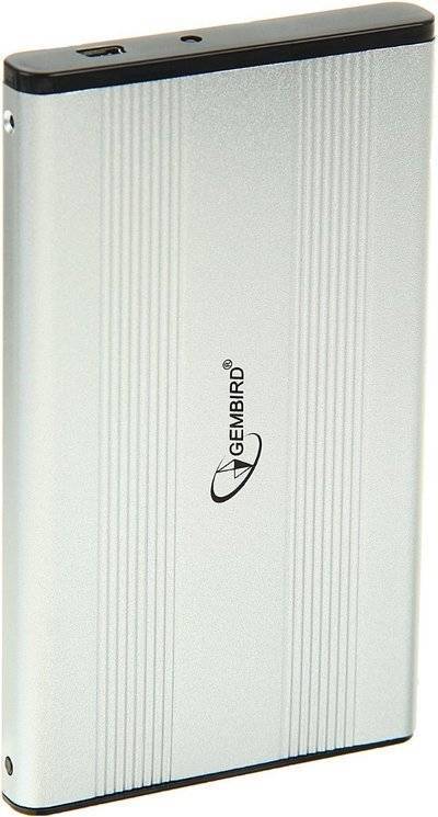 Gembird Внешний корпус для HDD Gembird USB 2.0 Silver EE2-U2S-5 EE2-U2S-5-S