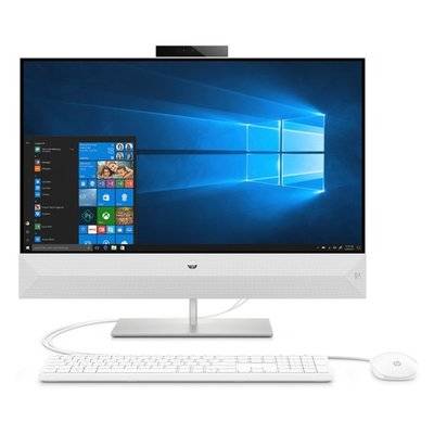 HP Моноблок HP Pavilion 27-xa0019ur, 27", Intel Core i7 8700T, 16Гб, 1000Гб, 128Гб SSD, Intel UHD Graphics 630, Windows 10 Advanced, белый [4ug15ea] 4UG15EA