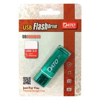 DATO Флешка USB DATO DB8002U3 32Гб, USB3.0, зеленый [db8002u3g-32g] DB8002U3G-32G