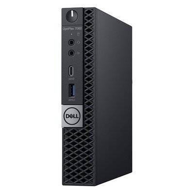 Dell Компьютер DELL Optiplex 7060, Intel Core i7 8700T, DDR4 8Гб, 256Гб(SSD), Intel UHD Graphics 630, Windows 10 Professional, черный [7060-0823] 7060-0823