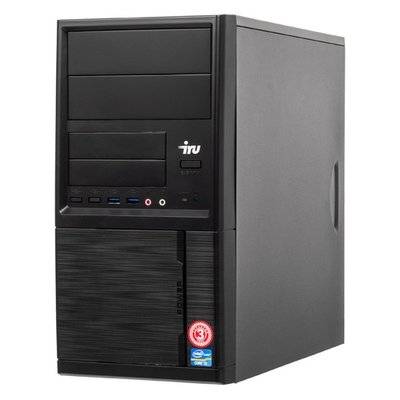 iRU Компьютер IRU Home 228, AMD A10 9700, DDR4 4Гб, 120Гб(SSD), AMD Radeon R7, Windows 10 Professional, черный [1110886] 1110886