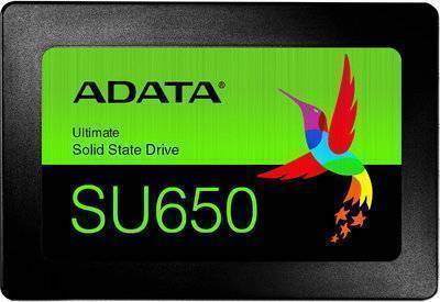 Adata SSD накопитель ADATA 480GB Ultimate SU650, 2.5'', SATA III, [R/W - 520/450 MB/s] 3D-NAND TLC Ultimate SU650 TLC (ASU650SS-480GT-R) ASU650SS-480GT-R