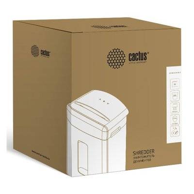CACTUS Уничтожитель бумаг CACTUS , P-4, 4х12 мм CS-SH-16-25-4X12 