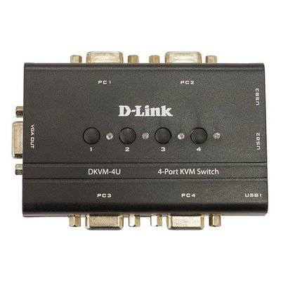 D-Link Переключатель D-Link DKVM-4U (DKVM-4U/C1A) DKVM-4U/C1A