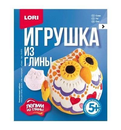 LORI Игрушка из глины Lori Сова Гл-013