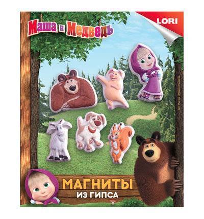LORI Магниты из гипса Lori Маша и медведь Мш-001