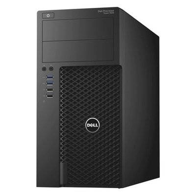 Dell Рабочая станция DELL Precision 3620, Intel Core i5 6500, DDR4 8Гб, 256Гб(SSD), NVIDIA Quadro P400 - 2048 Мб, DVD-RW, Windows 10 Professional, черный [3620-5829] 3620-5829