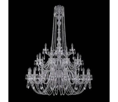 Bohemia Ivele Crystal Подвесная люстра Bohemia Ivele Crystal 1402/20+10+5/400/h-158/3d/Ni 297148