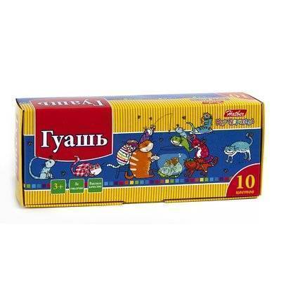 Hatber Гуашь Hatber Прикольные коты 10 цветов KKs_10280