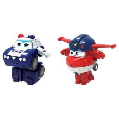 Super Wings Трансформеры Super Wings Джетт и Пол 7 см EU730002A