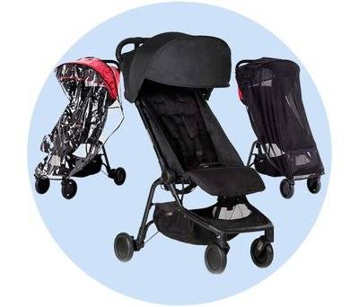 Mountain buggy Прогулочная коляска Mountain Buggy Nano с дождевиком и москитной сеткой 
