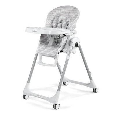 Peg-Perego Стульчик для кормления Peg-Perego Prima Pappa Follow Me, цвет: linear grey PRIMA PAPPA FOLLOW ME LINEAR