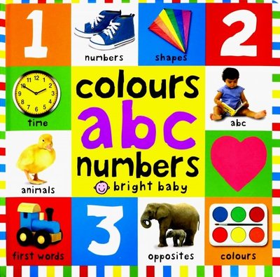 Книга: Priddy Books Colours, ABC, Numbers (board book) 978-1-78341-202-0