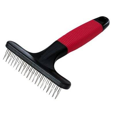 FERPLAST Расческа-грабли FERPLAST GRO 5874 c вращающ. зубцами двухрядная 